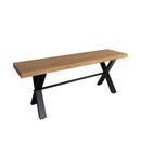 Sheffield Industrial Oak Bench 1.3m