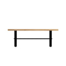 Sheffield Industrial Oak Bench 1.3m