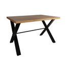 Sheffield Industrial Oak Dining Table 1.3m