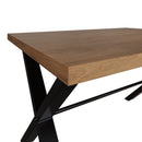 Sheffield Industrial Oak Dining Table 1.3m