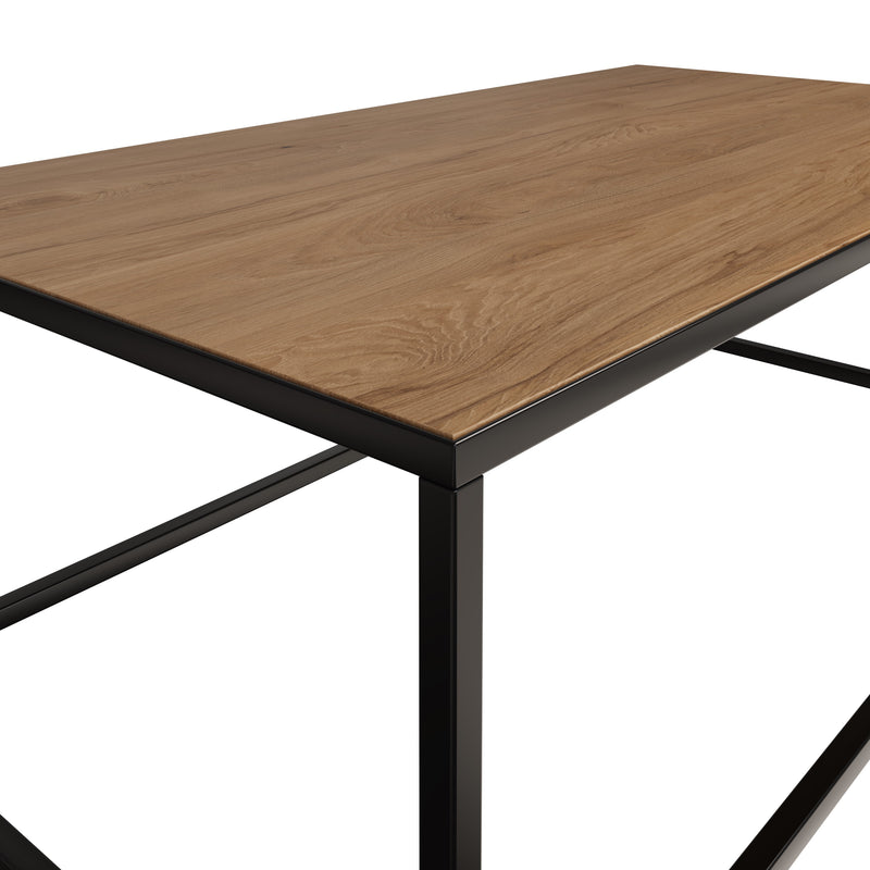 Sheffield Industrial Oak Large Coffee Table 120 x 65 x 40 cm