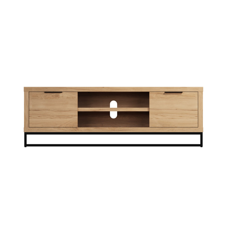 Sheffield Industrial Oak TV Unit Large 150 x 40 x 50 cm