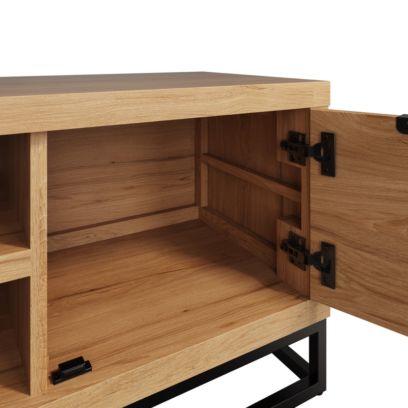 Sheffield Industrial Oak TV Unit Large 150 x 40 x 50 cm
