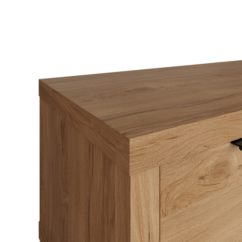 Sheffield Industrial Oak TV Unit Large 150 x 40 x 50 cm