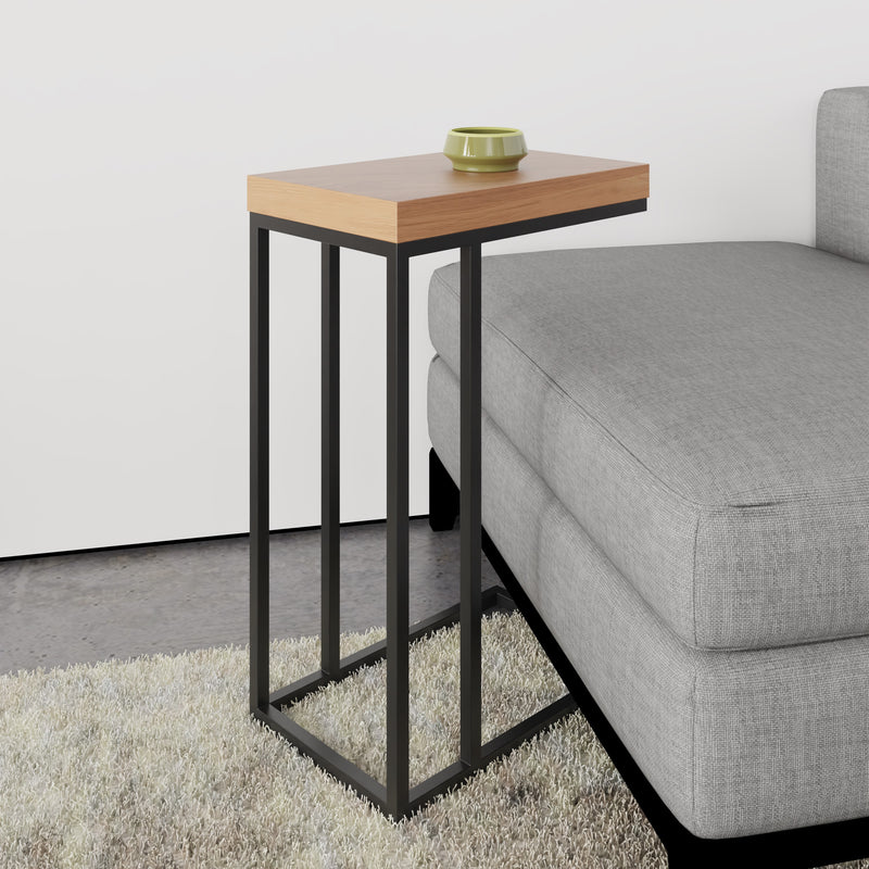 Sheffield Industrial Oak Sofa Table 40 x 25 x 60cm