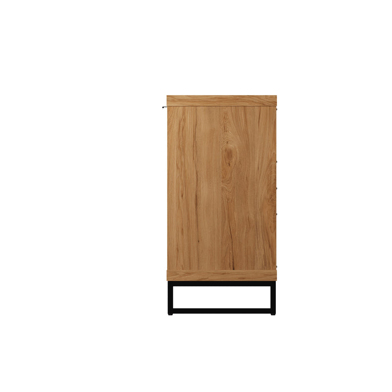 Sheffield Industrial Oak Sideboard 2 Door 100 x 40 x 80 cm
