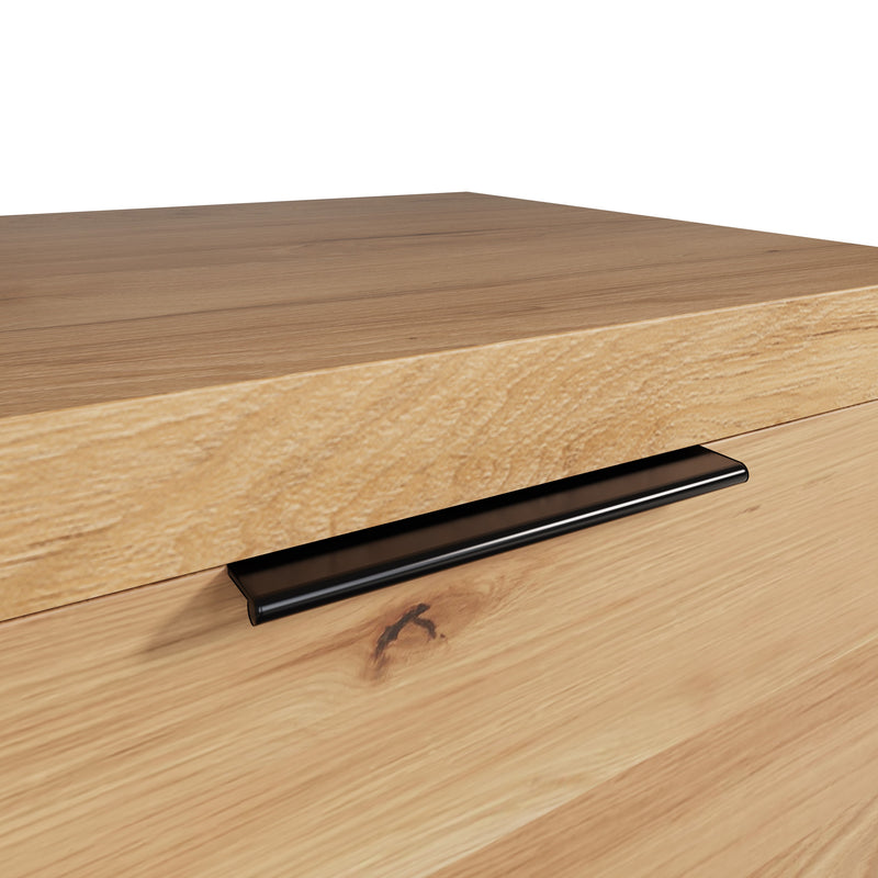 Sheffield Industrial Oak Sideboard 2 Door 100 x 40 x 80 cm