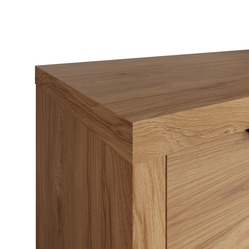 Sheffield Industrial Oak Sideboard 2 Door 100 x 40 x 80 cm