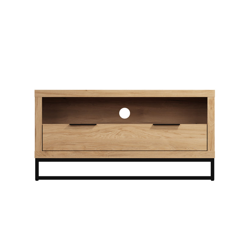 Sheffield Industrial Oak TV Unit Small 100 x 40 x 50 cm