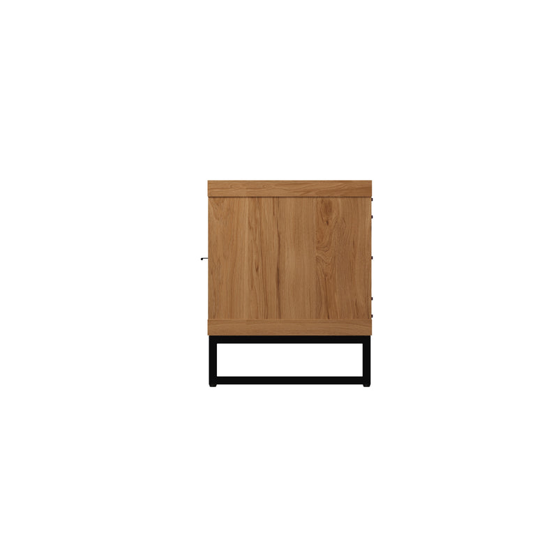 Sheffield Industrial Oak TV Unit Small 100 x 40 x 50 cm