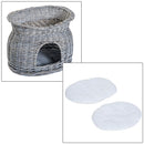 Pawhut Rattan Cat House