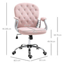Vinsetto Office Chair - Pink
