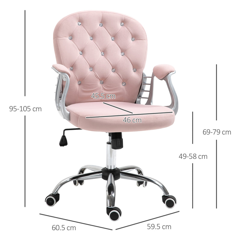 Vinsetto Office Chair - Pink