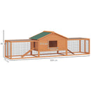 Pawhut Rabbit Hutch
