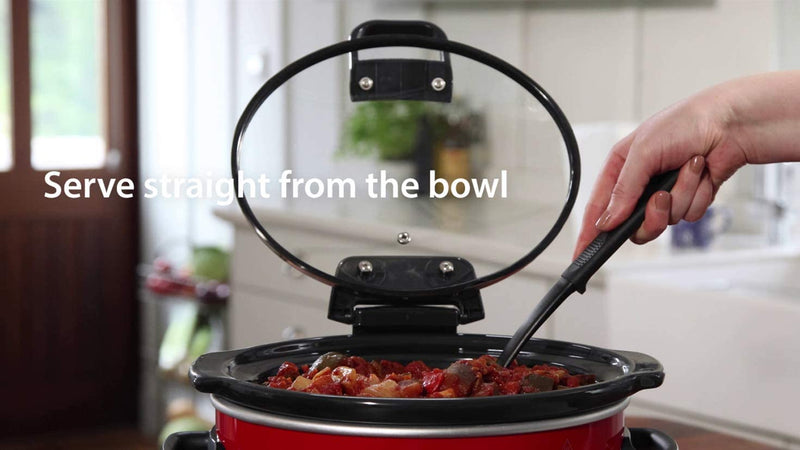 Crockpot Slow Cooker 3.5L - Red