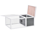 Pawhut Easy Access Rabbit Hutch