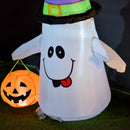 Halloween Inflatable Witch With Pumpkin Lantern 1.2m
