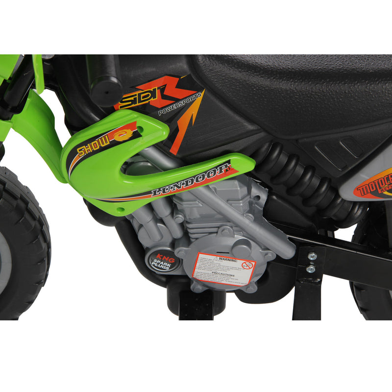 HOMCOM Kids Ride on Electric Motorcycle 6V Battery Scooter - Green