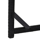 Outsunny 9 Pieces PE Rattan Cube Garden Furniture Set with Cushions, Outdoor Dining Table Set with 4 Armchair, 4 Stool, and Square Glass Top Table, Black