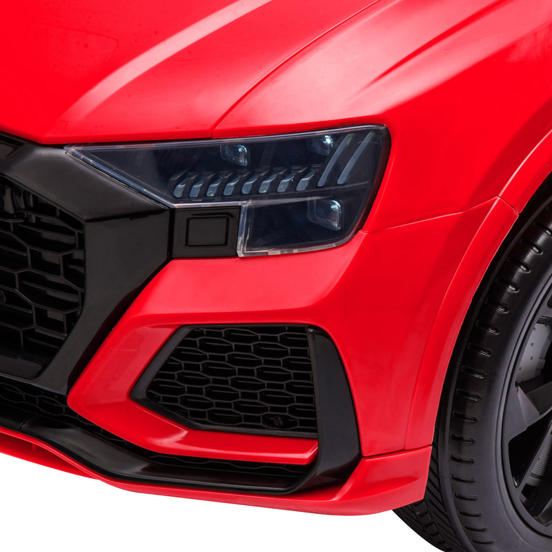HOMCOM Kids Electric Ride On Car Audi RS Q8 6v - Red