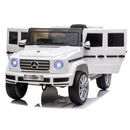 HOMCOM Kids Electric Ride on Mercedes Benz G500 12v - White