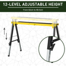 2 Piece Sawhorse - Steel Construction