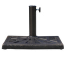 Outsunny Square Umbrella Base 15kg - Bronze