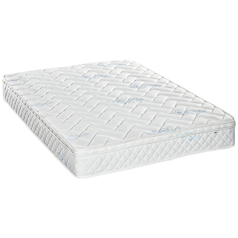 HOMCOM Double Mattress W/ Breathable Foam Pocket Innerspring 190cmx137cmx22.5cm