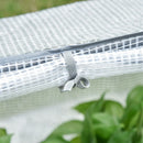 Outsunny Mini Greenhouse With 2 Windows, Plant Flower Herbs Growing, PE, 120 x 61 x 61cm