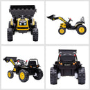 Kids Electric Ride On Excavator Digger 6v - Yellow