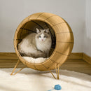 PawHut Rattan Cat House