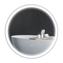kleankin Dimmable Bathroom Mirror with LED Lights, 3 Colours, Defogging Film