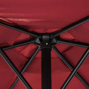 Outsunny 2.6M Patio Umbrella Parasol Sun Shade Garden Aluminium Wine Red