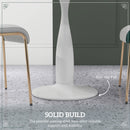 HOMCOM Round Dining Table with Steel Base for Living Room, Dining Room