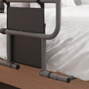 HOMCOM Folding Bed Rail for Elderly Safety Bed Assist Bar w/ Pocket for Adults