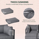 Outsunny Outdoor Sectional Sofa Set 6 piece