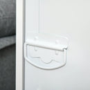 HOMCOM Filing Cabinet with Metal Door 110x45x35cm White