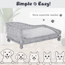 Rattan Pet Sofa