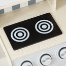 Kids Kitchen Play Cooking Toy Set w/ Sink, Cooking Bench for 3-6 Years Old