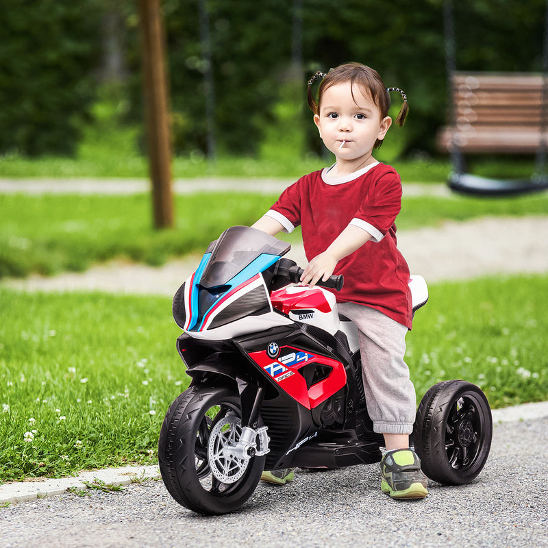 HOMCOM Kids Electric Ride On Motorcycle Bike BMW HP4 6V - Red