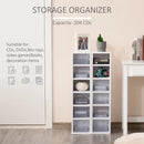 HOMCOM Shelf Tower Rack for CDs