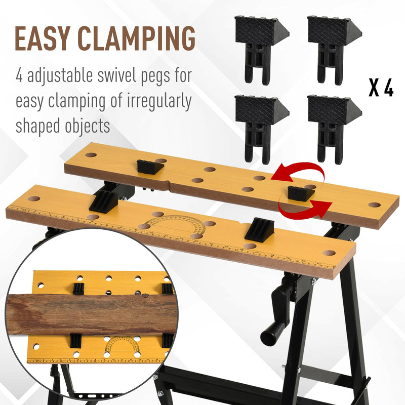 Lightweight Folding Sawhorse