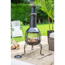 La Hacienda Chiminea - Leon Mesh Steel Chimenea Large
