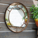 La Hacienda Mirror - Valencia Gold Round Mirror