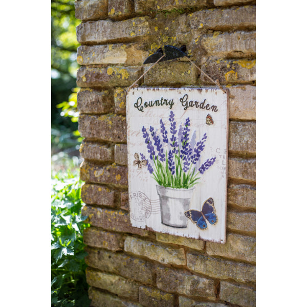 La Hacienda Wall Art - Country Garden Metal Sign