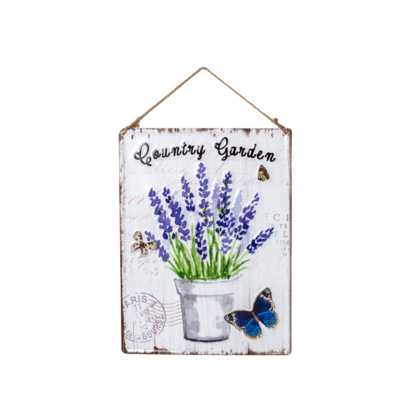 La Hacienda Wall Art - Country Garden Metal Sign