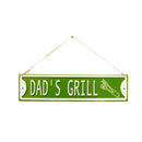 La Hacienda Wall Art - Dad's Grill Embossed Metal Sign