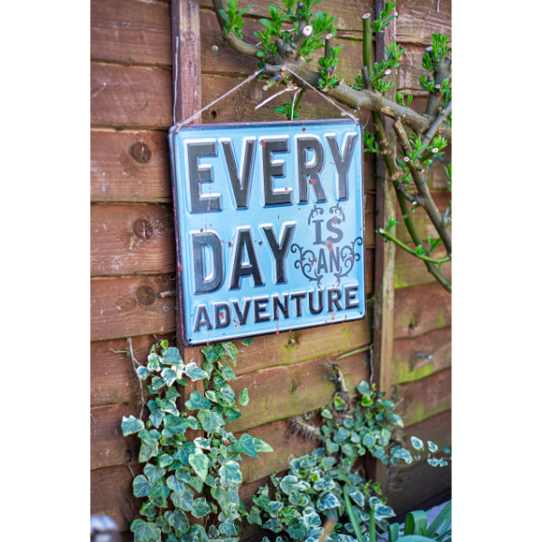 La Hacienda Wall Art - Everyday Is An Adventure Metal Sign