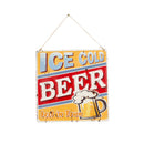 La Hacienda Wall Art - Ice Cold Beer Embossed Metal Sign