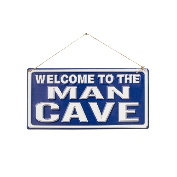 La Hacienda Wall Art - Welcome To The Man Cave Emb/Metal Sign